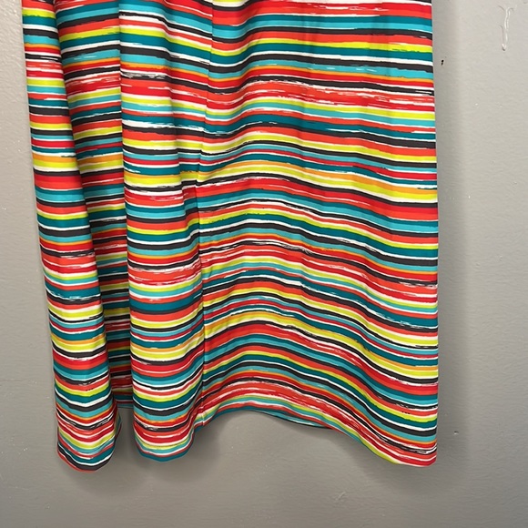 ATHLETA SWIM DRESS SALINA STRIPE CROSS BACK - Picture 4 of 9